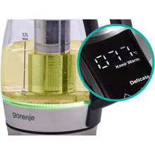 Электрочайник GORENJE K17TRGT (KEG8060B-GS) Электрочайник GORENJE K17TRGT (KEG8060B-GS)