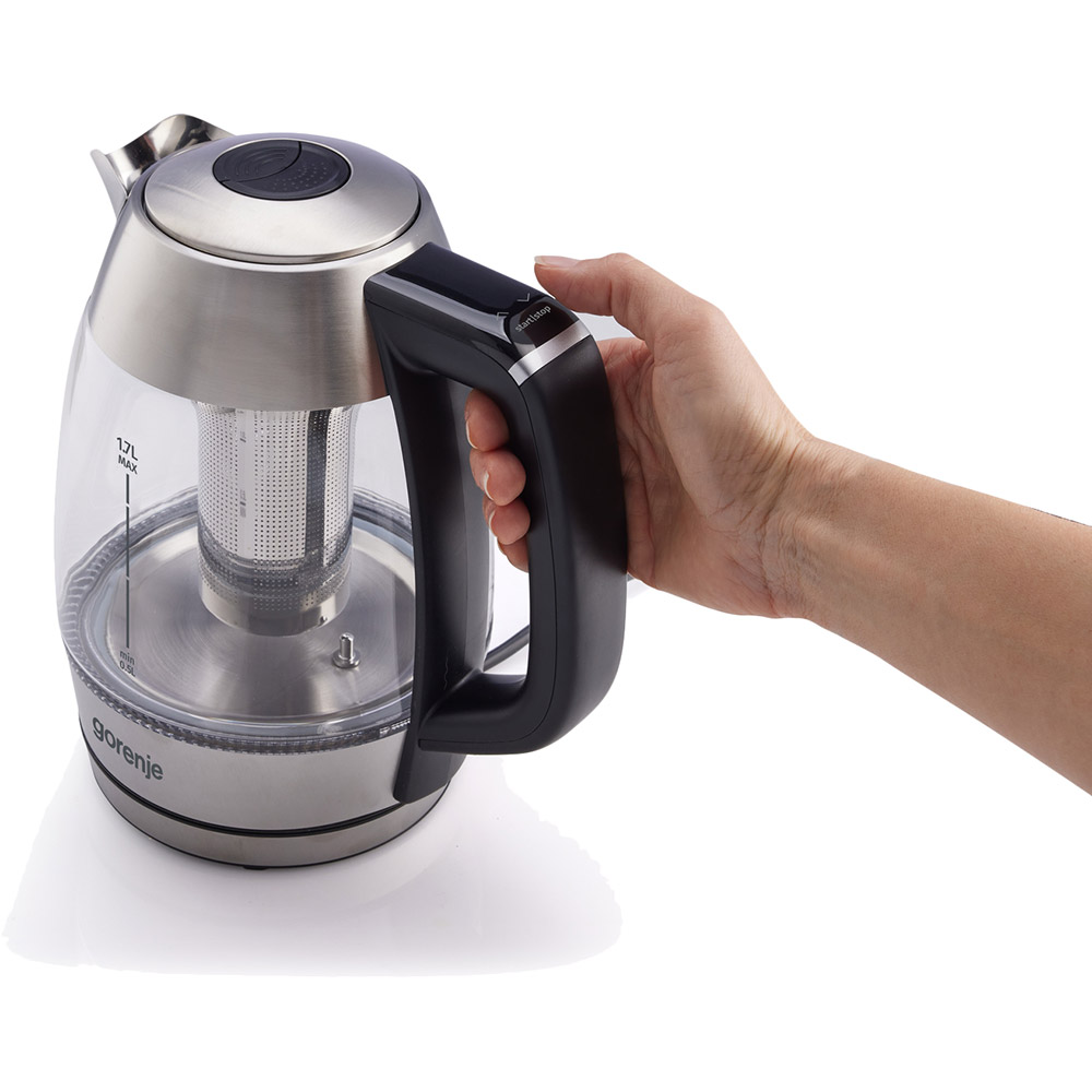 Электрочайник GORENJE K17TRGT (KEG8060B-GS) Изображение Электрочайник GORENJE K17TRGT (KEG8060B-GS)