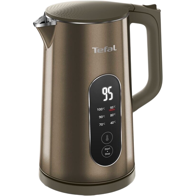 Электрочайник TEFAL KI871FE0 Дополнительно 6 температурных режимов: 40°C / 70°C / 80°C / 90°C / 95°C / 100°C