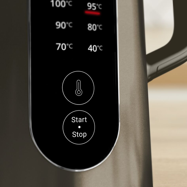 Электрочайник TEFAL KI871FE0 Материал корпуса нержавеющая сталь