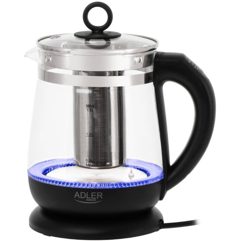 Електрочайник ADLER AD 1299 Black