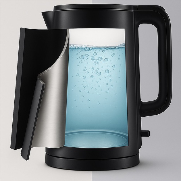 Внешний вид Электрочайник QUIN KTL-101 Black