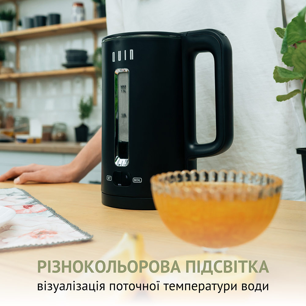 Электрочайник QUIN KTL-202 Black Нагревательный элемент диск