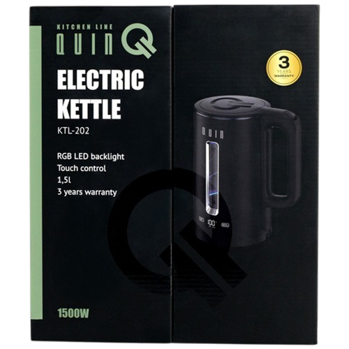 Фото 14 Электрочайник QUIN KTL-202 Black