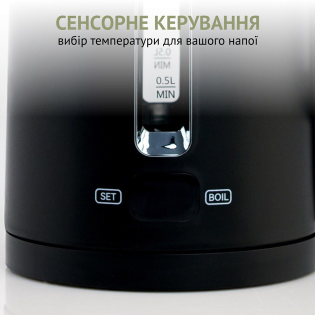 Покупка Электрочайник QUIN KTL-202 Black