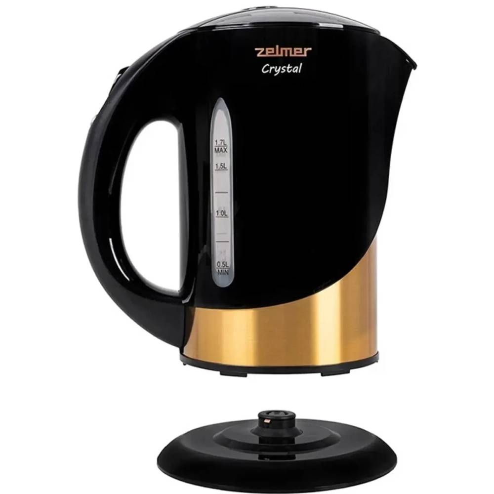 Електрочайник ZELMER ZCK7630 Crystal Gold Об'єм 1.7