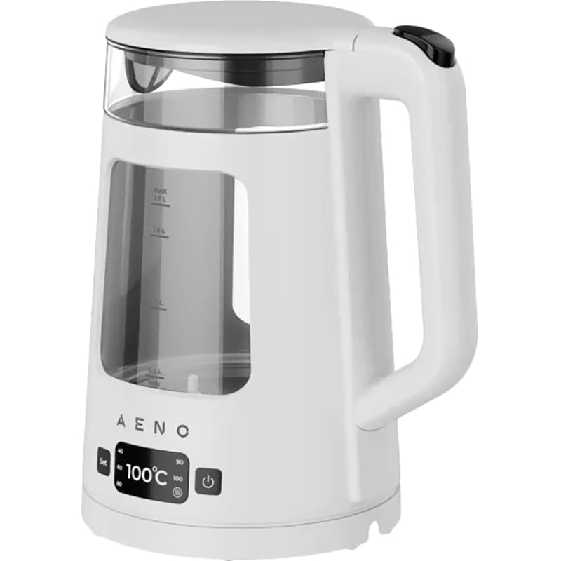 Електрочайник AENO EK6 1.7 л (AEK0006) Додатково Технологія STRIX; Котушка для шнура; База з поворотом 360 °