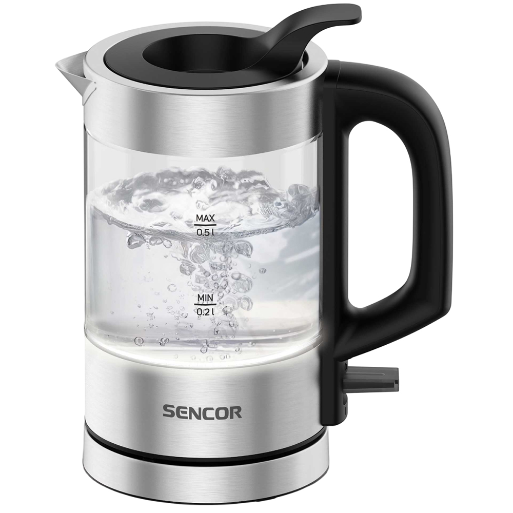 Электрочайник SENCOR SWK160SS Материал корпуса стекло