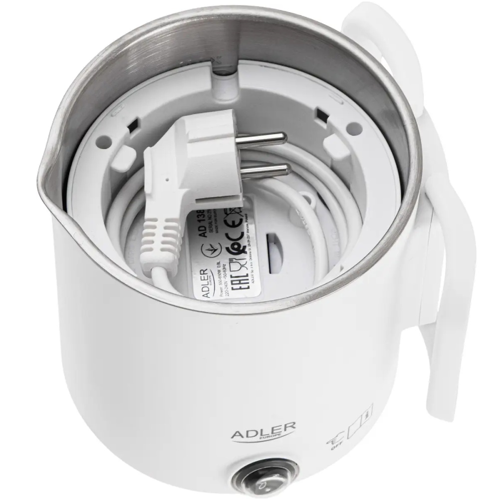 Зовнішній вигляд Електрочайник ADLER AD 1388w White