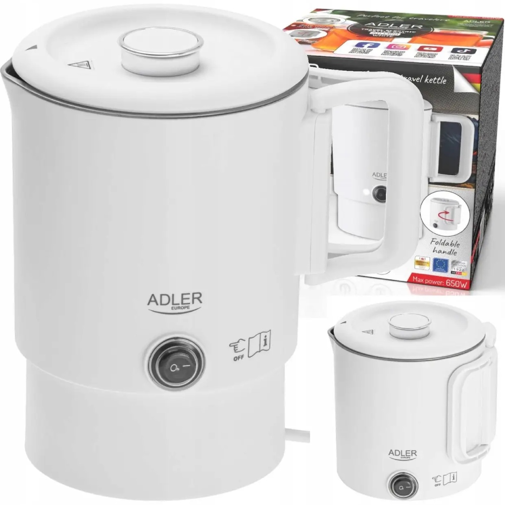 У Фокстрот Електрочайник ADLER AD 1388w White