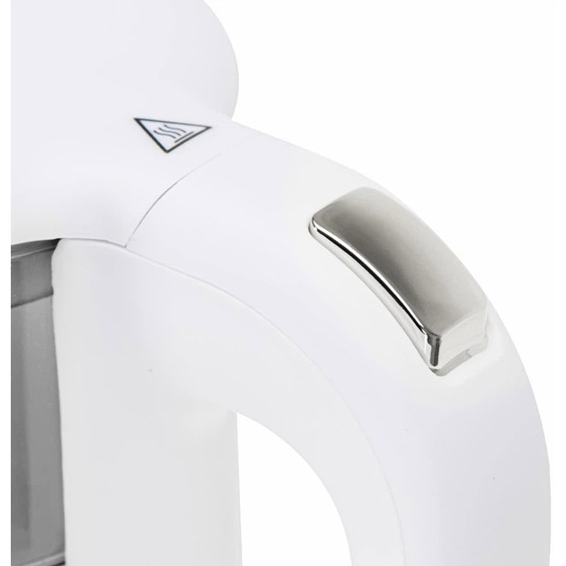 Замовити Електрочайник ADLER AD 1305 white silver (AD1305WS)