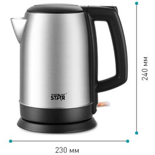 Внешний вид Электрочайник WINNINGSTAR ST-6046 Silver (WNNGS-ST-6046-SL)