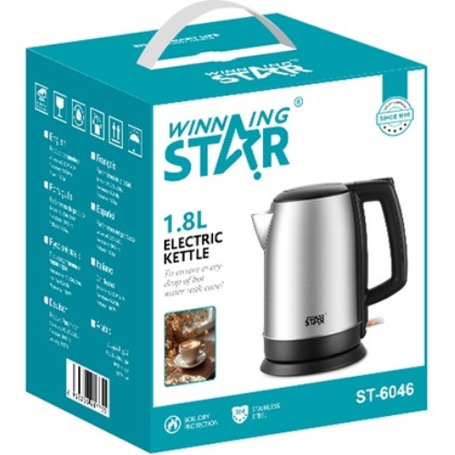 Фото Электрочайник WINNINGSTAR ST-6046 Silver (WNNGS-ST-6046-SL)