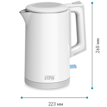 Электрочайник WINNINGSTAR ST-6023 White (WNNGS-ST-6023-WH)