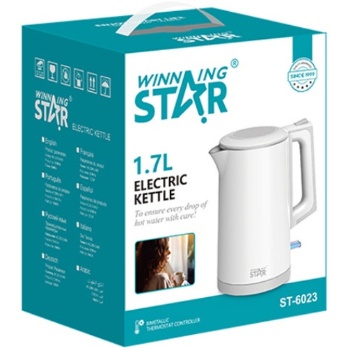 Фото Электрочайник WINNINGSTAR ST-6023 White (WNNGS-ST-6023-WH)