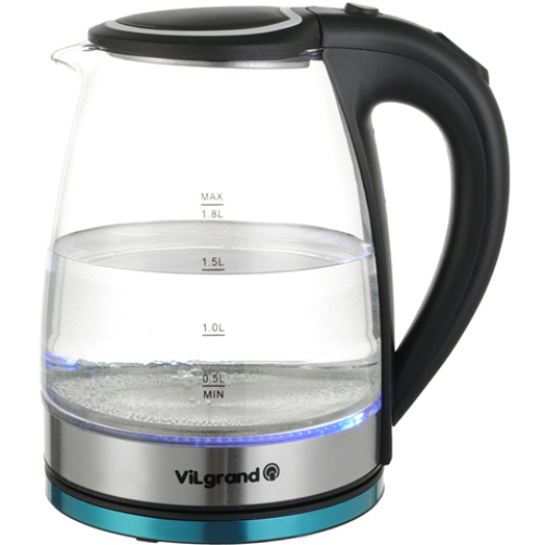 Електрочайник VILGRAND VL1188GK Black Об'єм 1.8