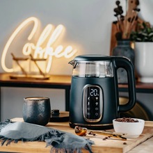 Электрочайник ADLER AD 1305 black gold