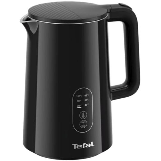 Электрочайник TEFAL KO6518E0 Black (KO6518E0) Дополнительно 6 уровней температуры (от 40 до 100 градусов)