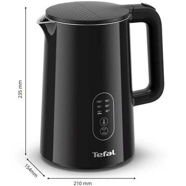 Электрочайник TEFAL KO6518E0 Black (KO6518E0) Объем 1.5