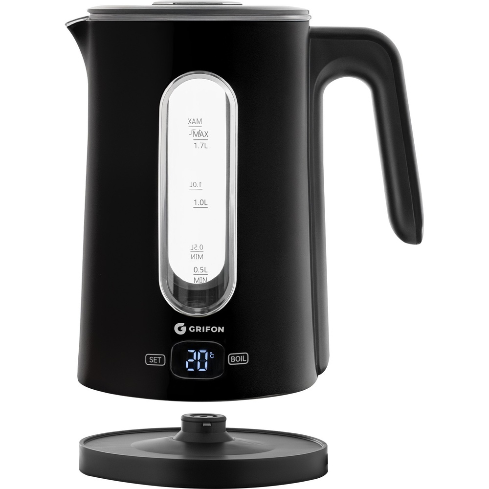 Электрочайник Grifon K1517GLЕBL Материал корпуса пластик