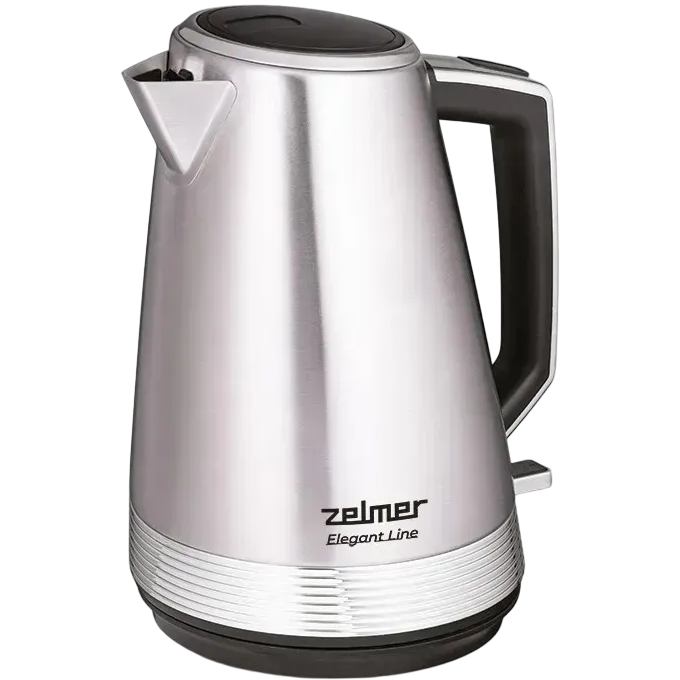 Электрочайник ZELMER ZCK7956 Silver Дополнительно вращение на базе на 360 градусов; место для хранения шнура.