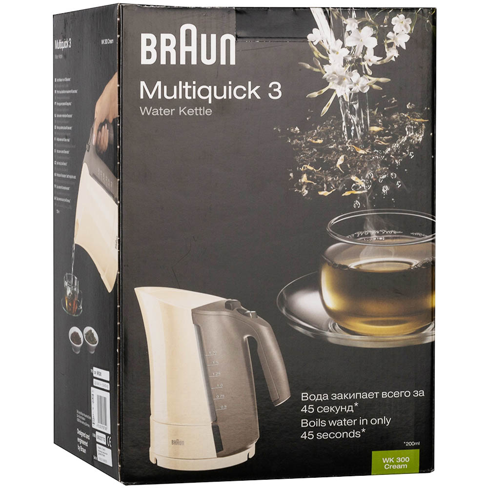 Внешний вид Электрочайник BRAUN WK 300 Cream