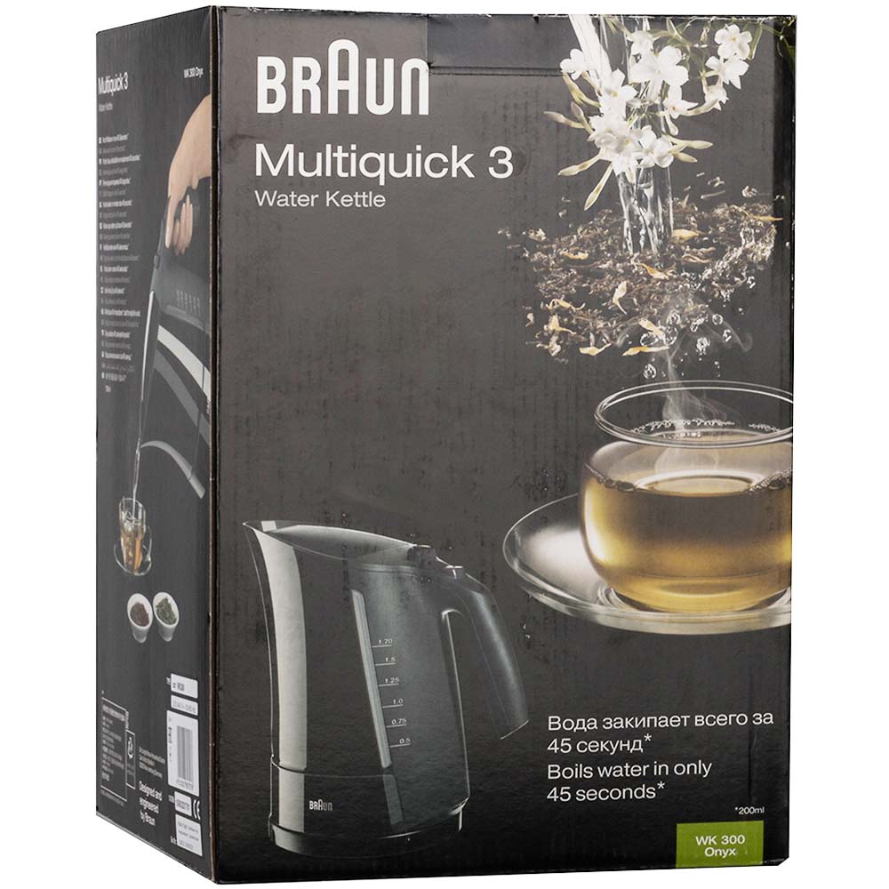 Внешний вид Электрочайник BRAUN WK 300 Black