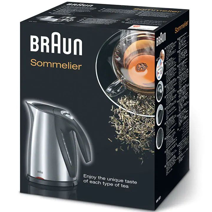 Электрочайник BRAUN WK 600 Metalic Мощность 2200