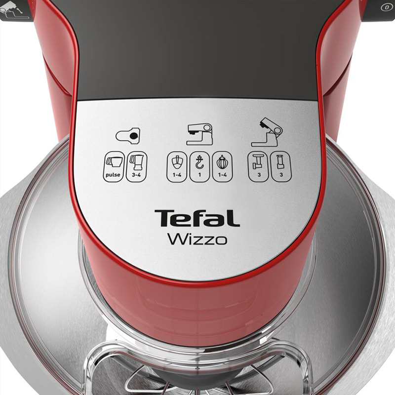 Кухонная машина TEFAL Wizzo QB317538 Насадки шинковка (ломтики/кружочки)