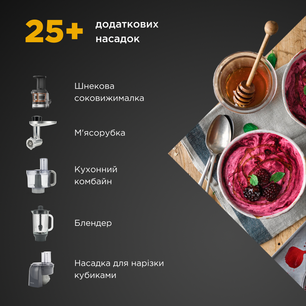 Кухонная машина KENWOOD Cooking Chef XL KCL 95.004 SI Тип кухонная машина