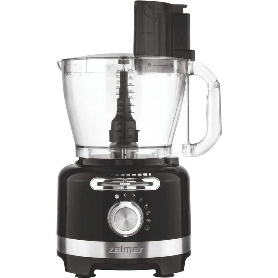 Кухонний комбайн ZELMER ZFP9000B Комплектація Чаша блендера, комбайна; диски – 4 шт; ніж подрібнювальний; насадка міксер; насадка для тесту;