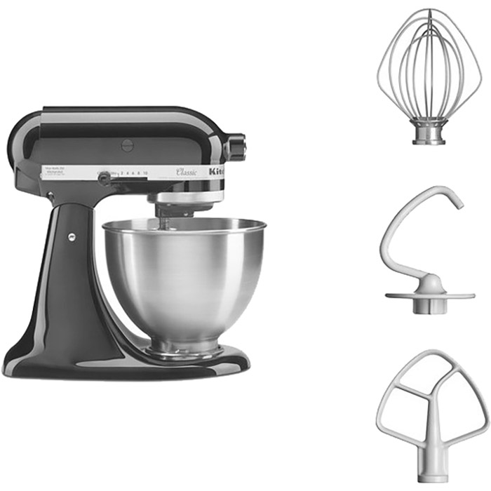 Кухонна машина KITCHENAID CLASSIC 4,3 л Black (5K45SSEOB)