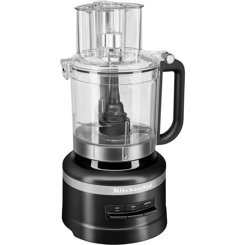 Кухонний комбайн KITCHENAID 5KFP1319EBM Black Matte Комплектація нож для подрібнення, насадка для тесту, насадка для нарізки кубиками, диск слайсер з регулюванням товщини