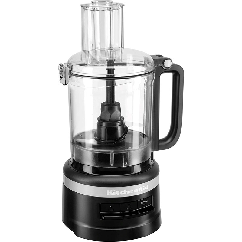 Кухонный комбайн KITCHENAID 5KFP0921EBM Black Matte Комплектация универсальный нож, насадка для теста, насадка для взбивания, диск терка-шинковка, диск шинковка