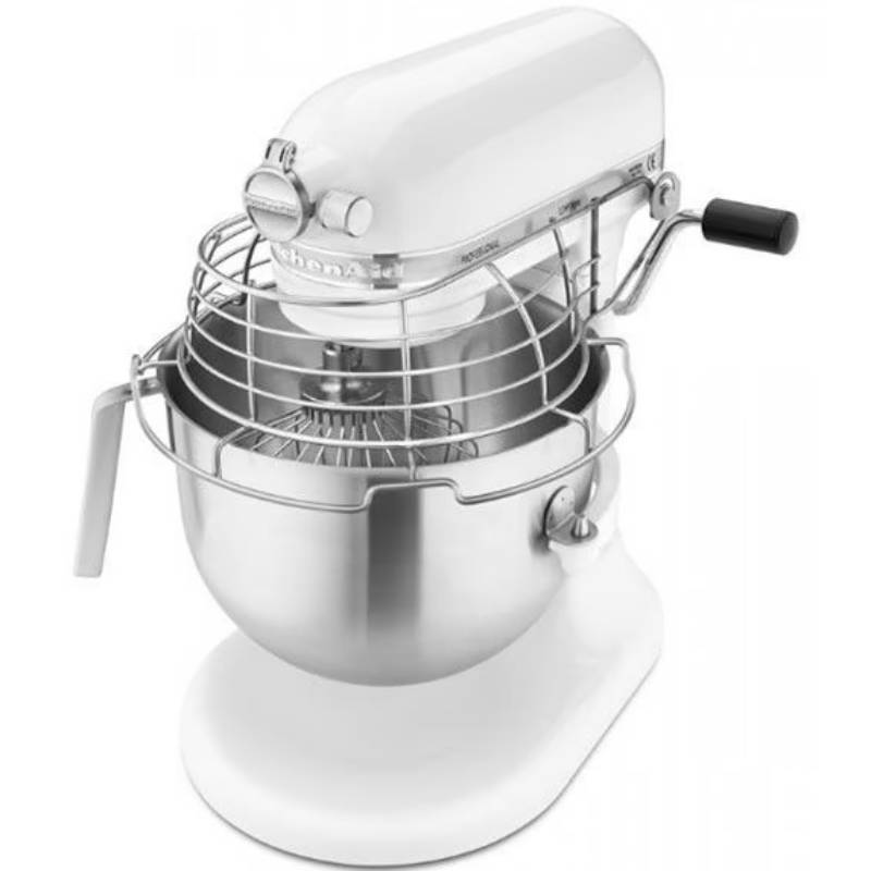 Кухонная машина KITCHENAID PROFESSIONAL 6,9 л белый (5KSM7990XEWH) Комплектация Оснавная чаша, крюк для теста, лопатка для смешивания, венчик для сбивания