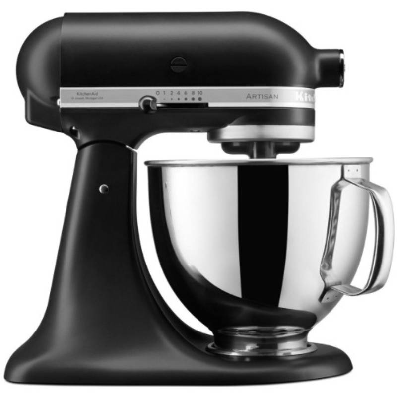 Кухонная машина KITCHENAID Artisan 4,8 л матовый черный (5KSM125EBM)