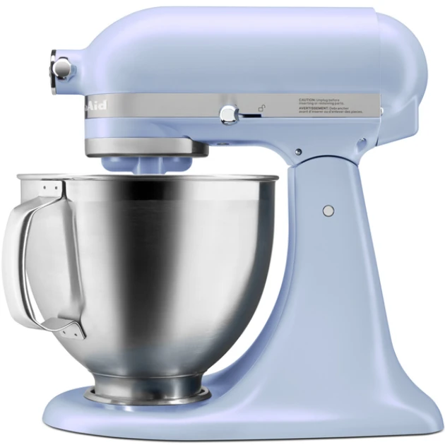 Кухонная машина KITCHENAID Artisan 4,7 л (5KSM195PSEOA) Комплектация Дополнительная чаша, крюк для теста, венчик для взбивания, лопатка с гибким ребром, защитный обод, лопатка для взбивания