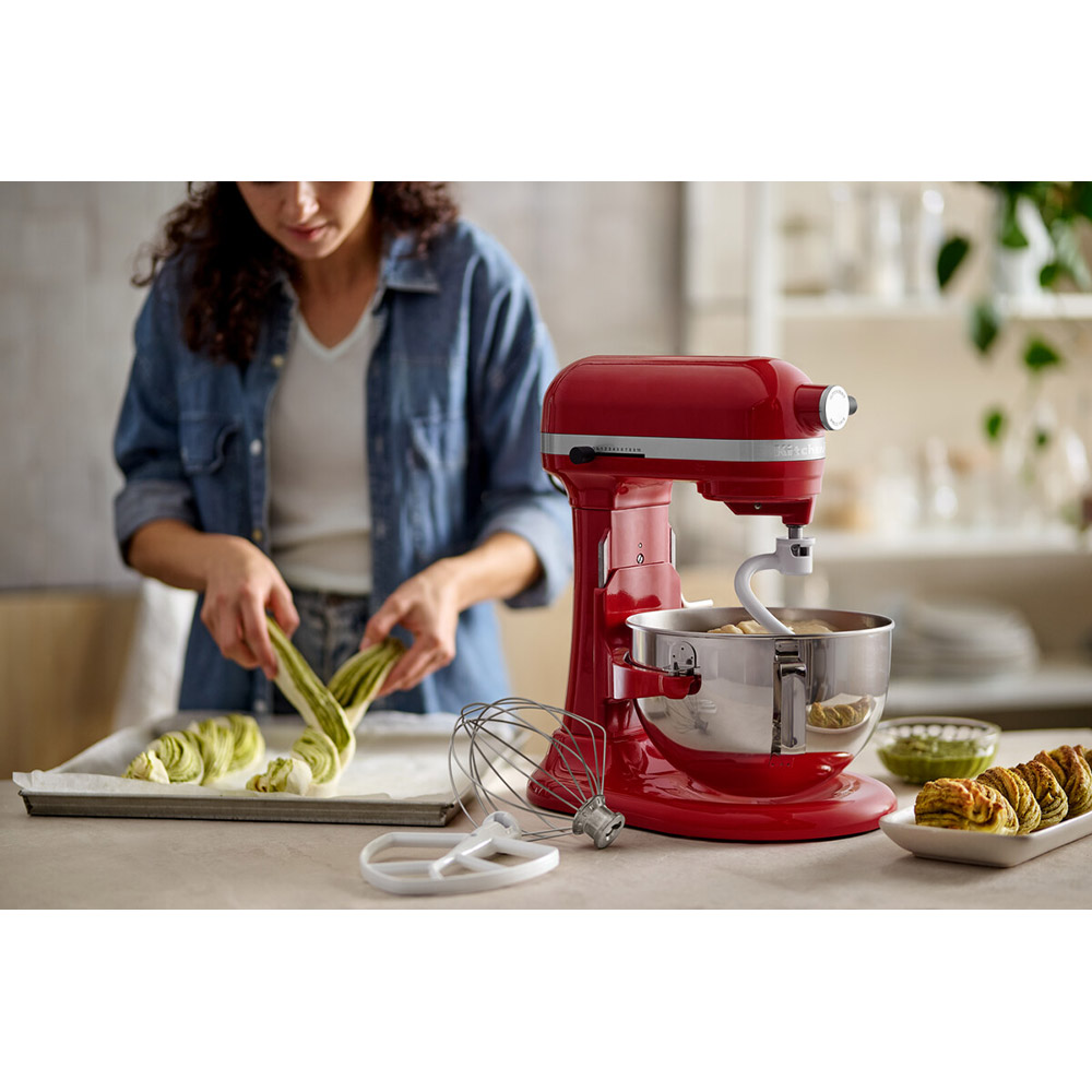 Огляд Кухонна машина KITCHENAID Heavy Duty 5,2 л Empire Red (5KSM55SXXEER)