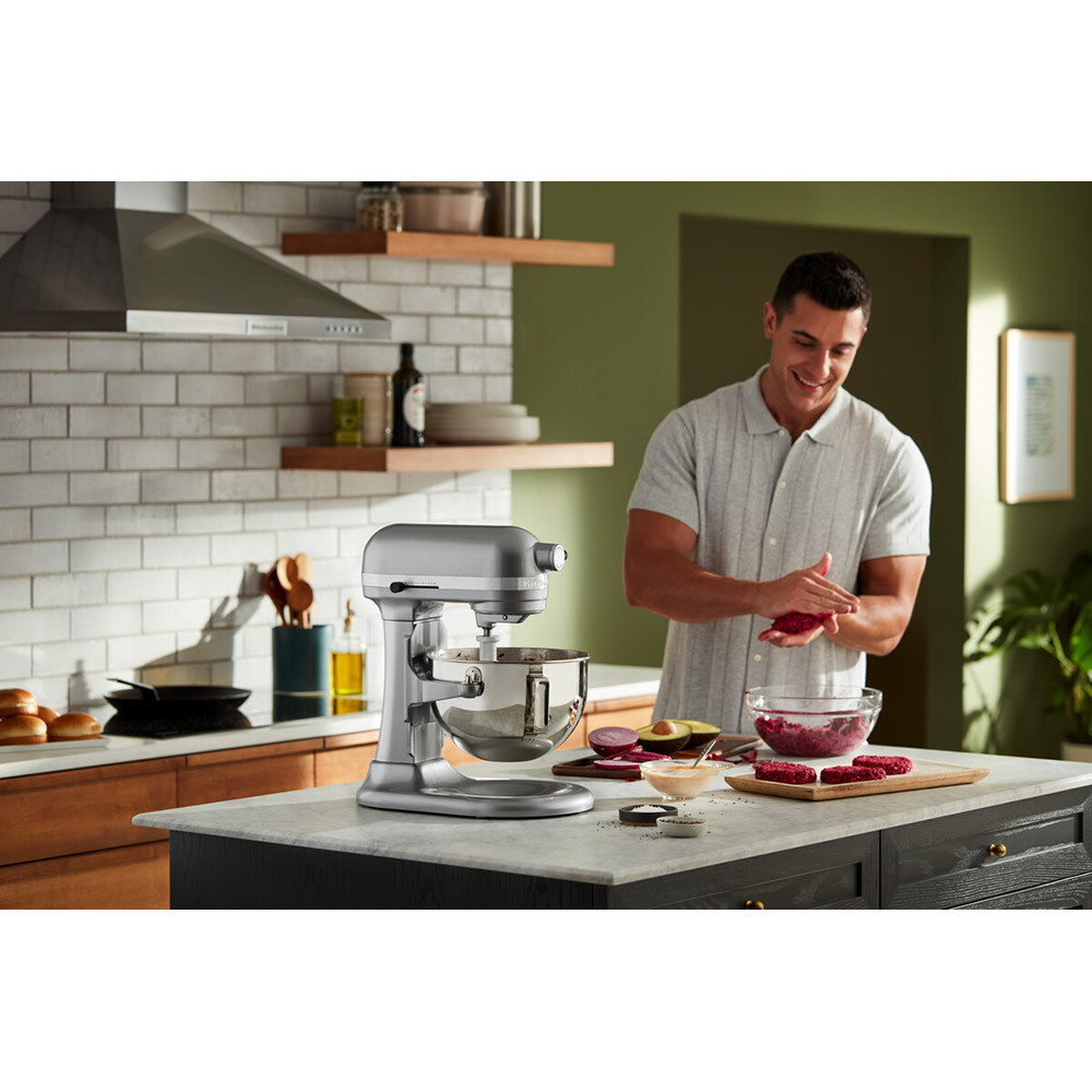 В Україні Кухонна машина KITCHENAID Heavy Duty 5,2 л Contour Silver (5KSM55SXXECU)