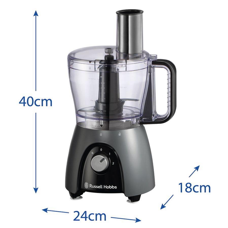 Внешний вид Кухонный комбайн RUSSELL HOBBS 27111-56 Matte Charcoal Food Processor (25189024002)