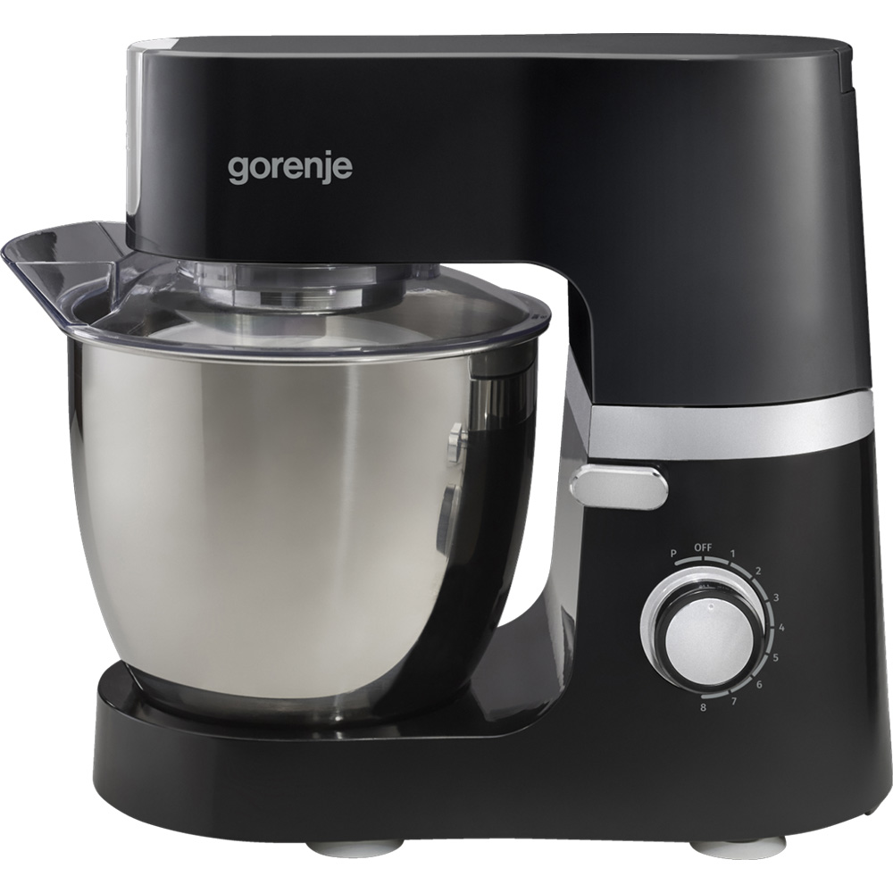 Кухонна машина GORENJE MMC1500PS Комплектація Основний блок; Насадка гак; Насадка віночок – 2 шт.; Металеві чаші; Інструкція Гарантійний талон