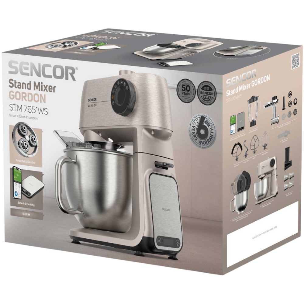 Фото 14 Кухонная машина SENCOR Gordon STM7651WS