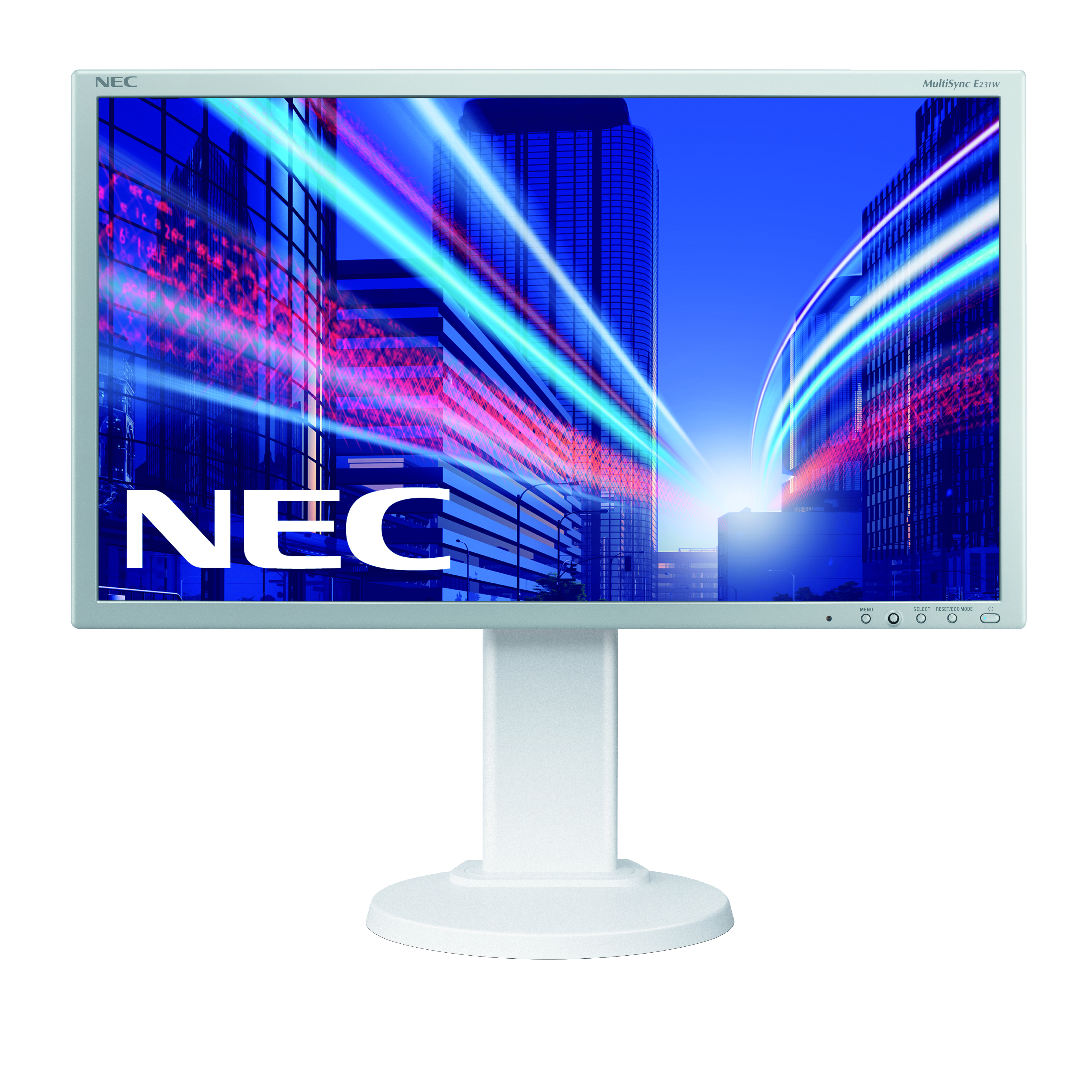 Фото 3 Монітор NEC E231W Silver/White