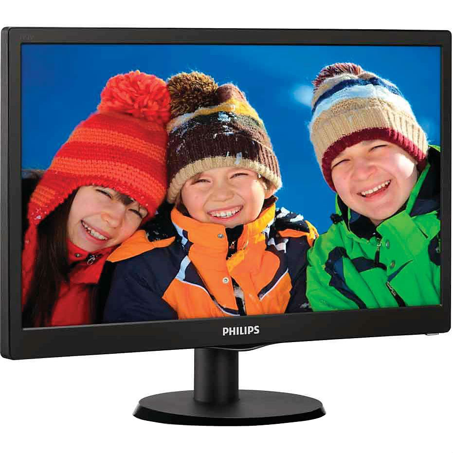 Монітор PHILIPS 193V5LSB2/10 Black Діагональ 18.5