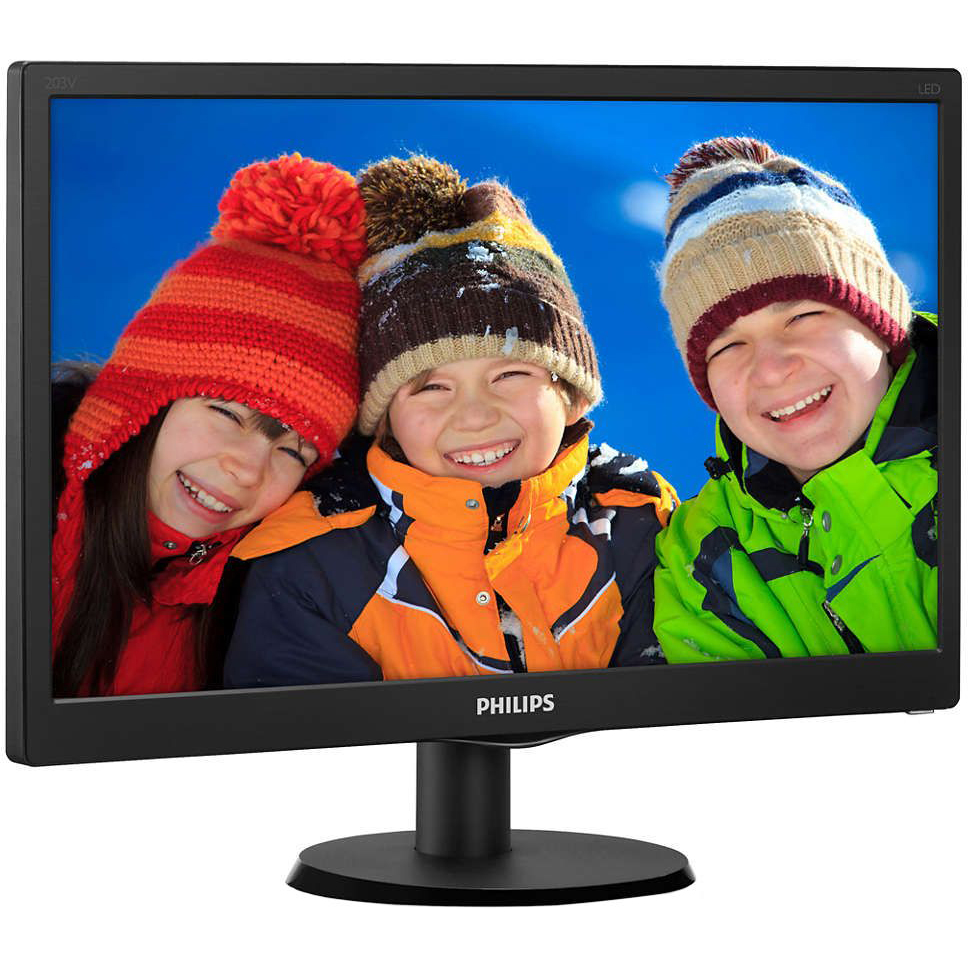 Монитор 19.5" PHILIPS 203V5LSB2/62 Black Диагональ 19.5