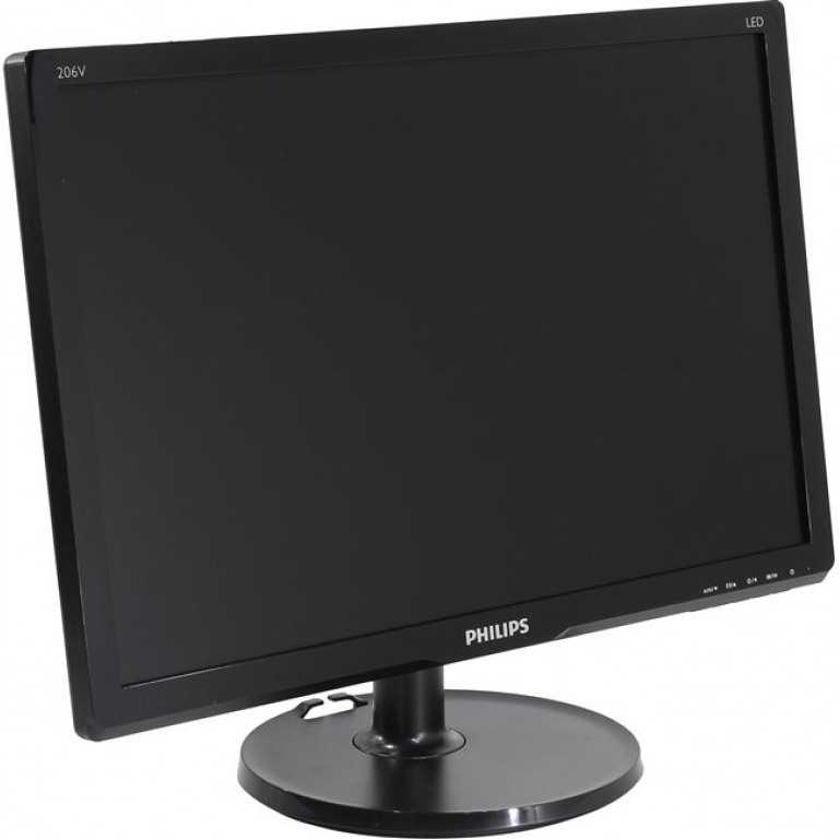 Монітор 19.5" PHILIPS Black 206V6QSB6/62 Роздільна здатність 1440 x 900