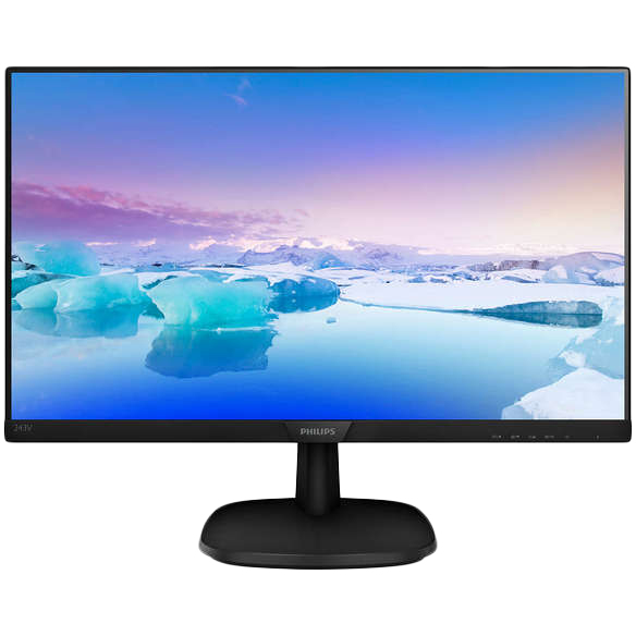 

Монитор PHILIPS 23.8" 243V7QSB/01, 23.8" 243V7QSB/01 16:9 IPS DVI FlickerFree Black