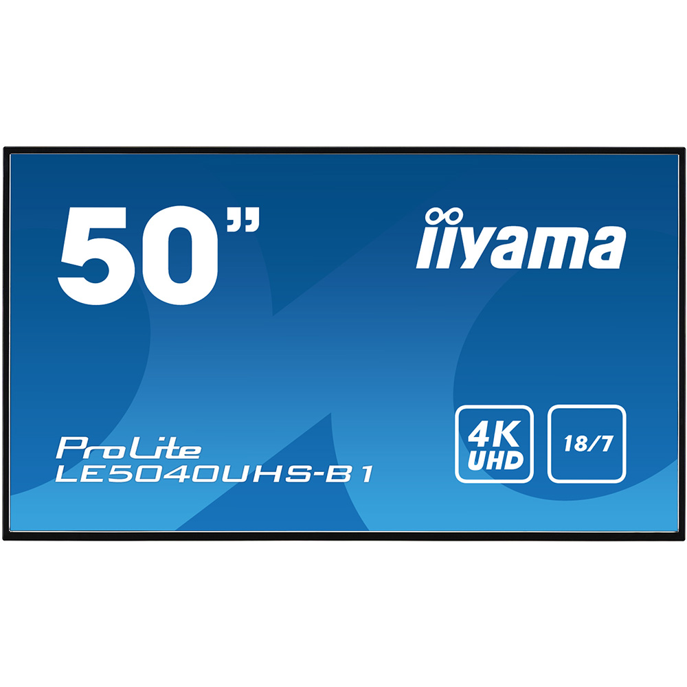 

Монитор IIYAMA LE5040UHS-B1, 50" LE5040UHS-B1