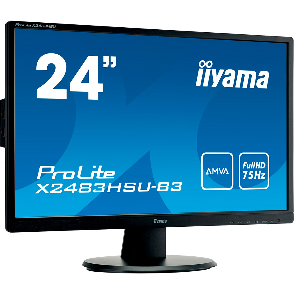 Монитор IIYAMA ProLite X2483HSU-B3 Диагональ 23.8