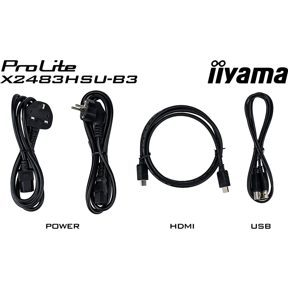 Изображение Монитор IIYAMA ProLite X2483HSU-B3